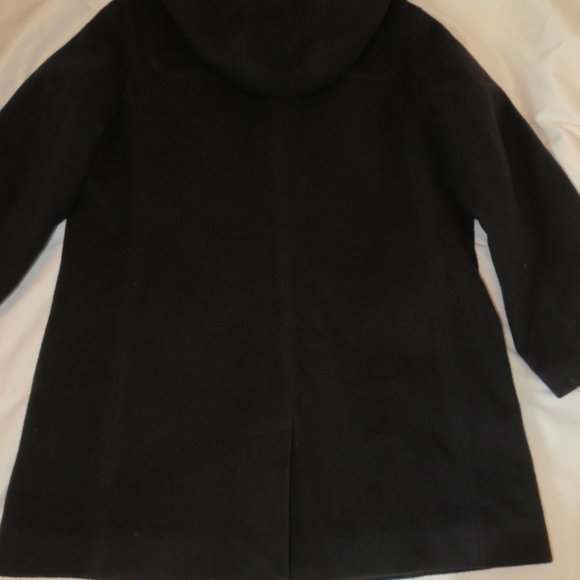 L. L. Bean Lambswool Pea Coat Large Petite - Picture 10 of 10